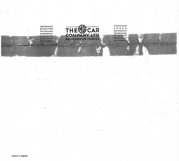 A Detailed Description of the J4 and J5 MG Midget Models and the K3 MG Magenette