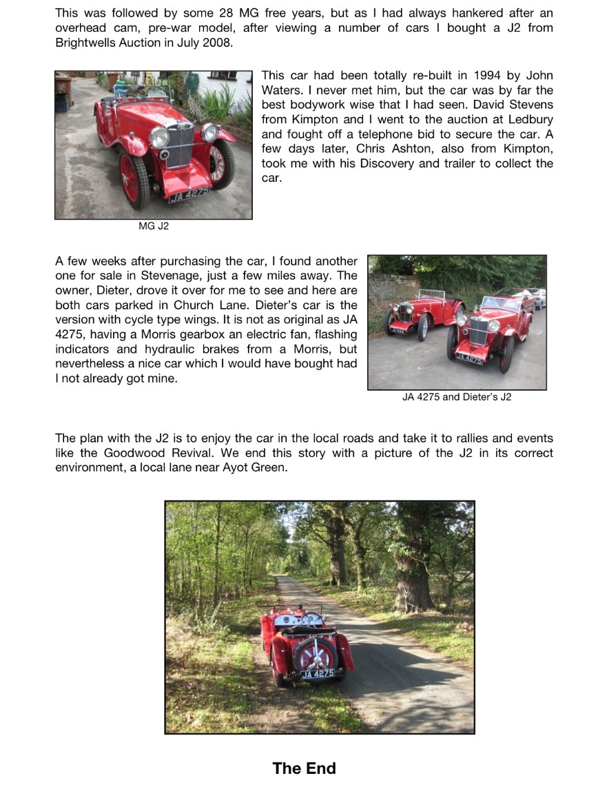 MG Story by Jonathan Marsh