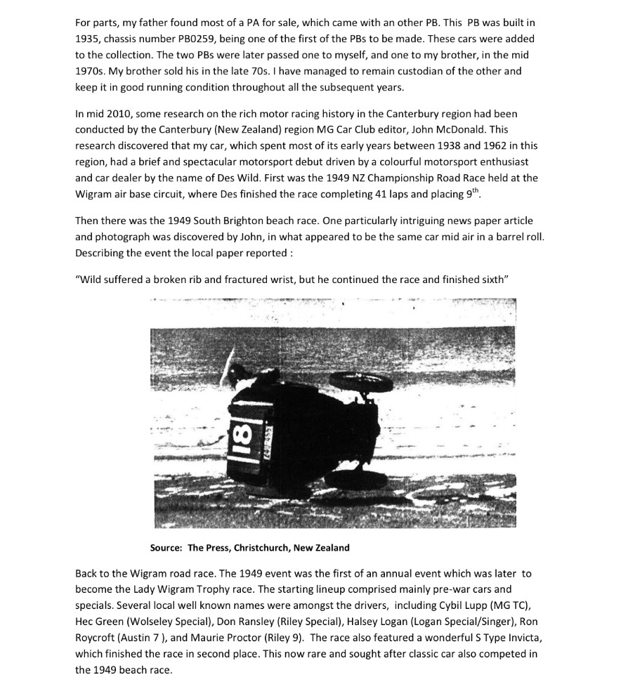 The Long Way Home in an MGPB by Donald McLeod