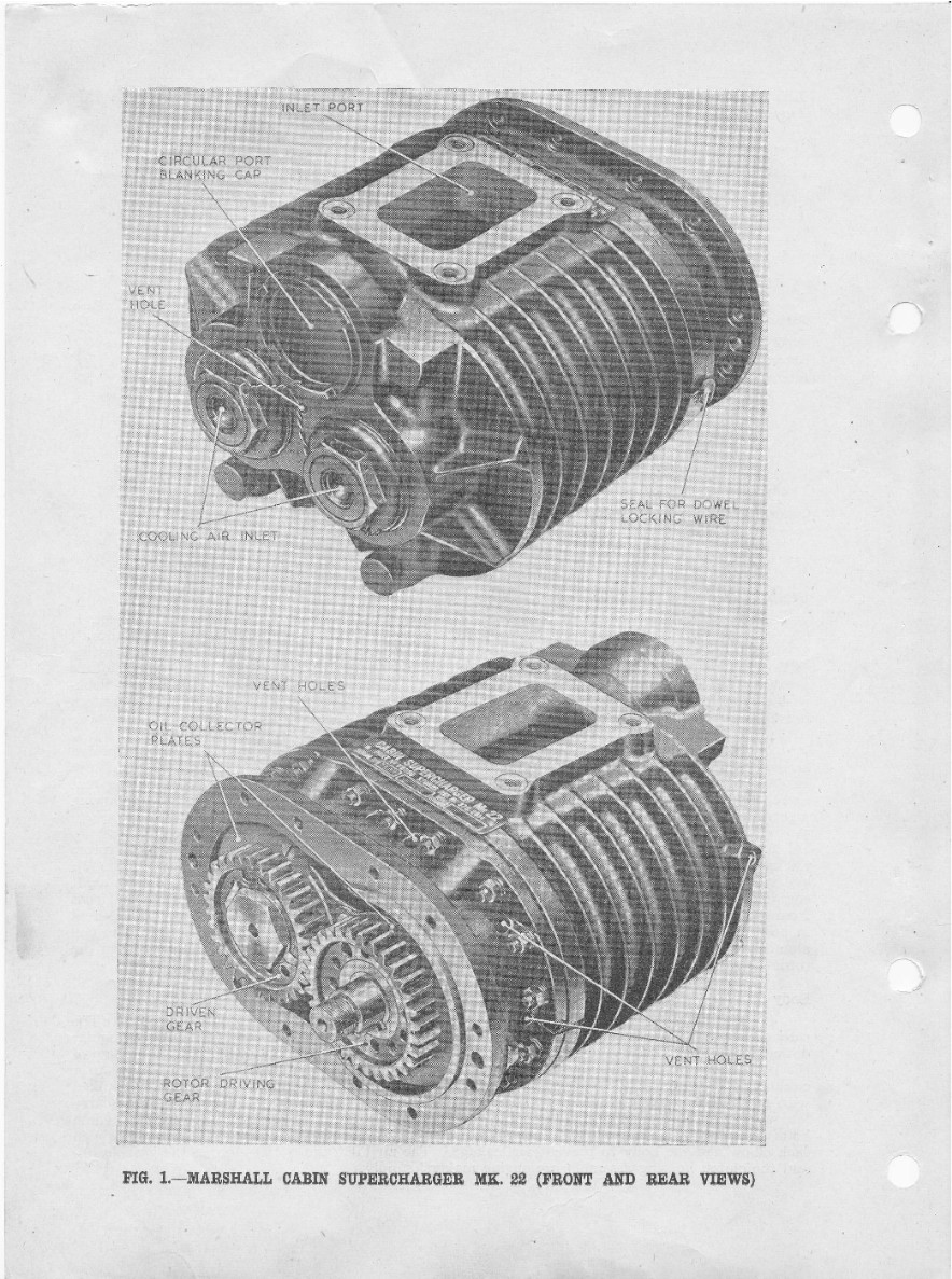 Marshall Cabin Supercharger Manual A75/MK IXA/MK X