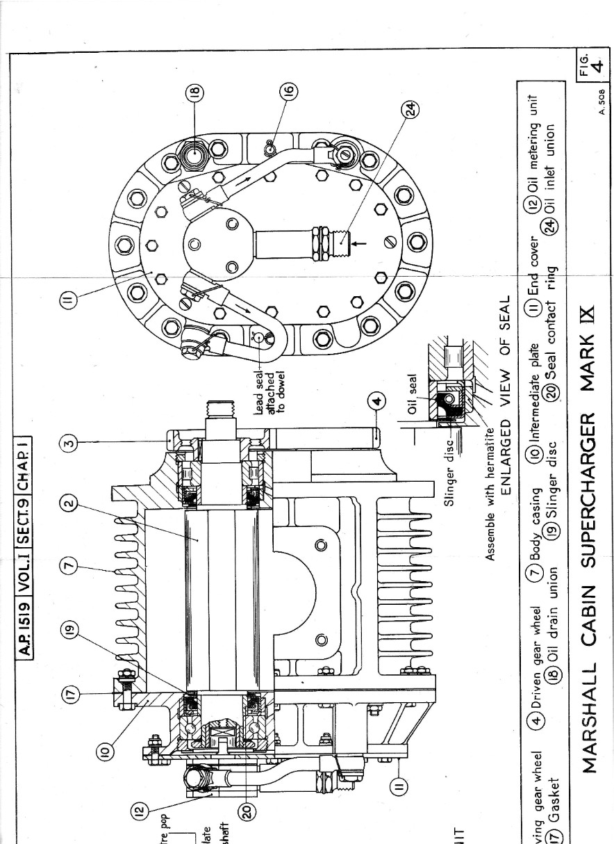 Marshall Cabin Supercharger Manual A75/MK IXA/MK X