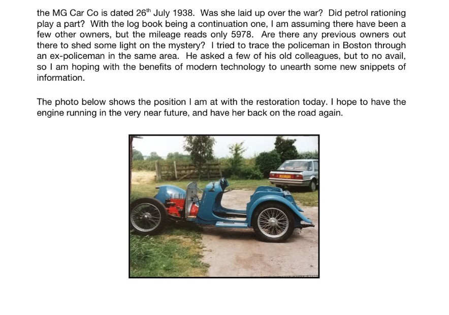 The Story of MG PA - JD6604