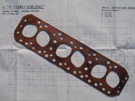 Solid Copper Cylinder Head Gaskets - N Type